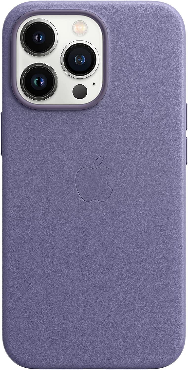 Apple iPhone 13 Pro Leather Case MagSafe - Wisteria maciņš, apvalks mobilajam telefonam