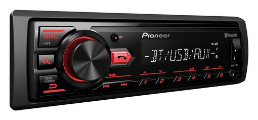 Pioneer MVH-29BT Bluetooth, RDS tuner, USB and Aux-In automagnetola