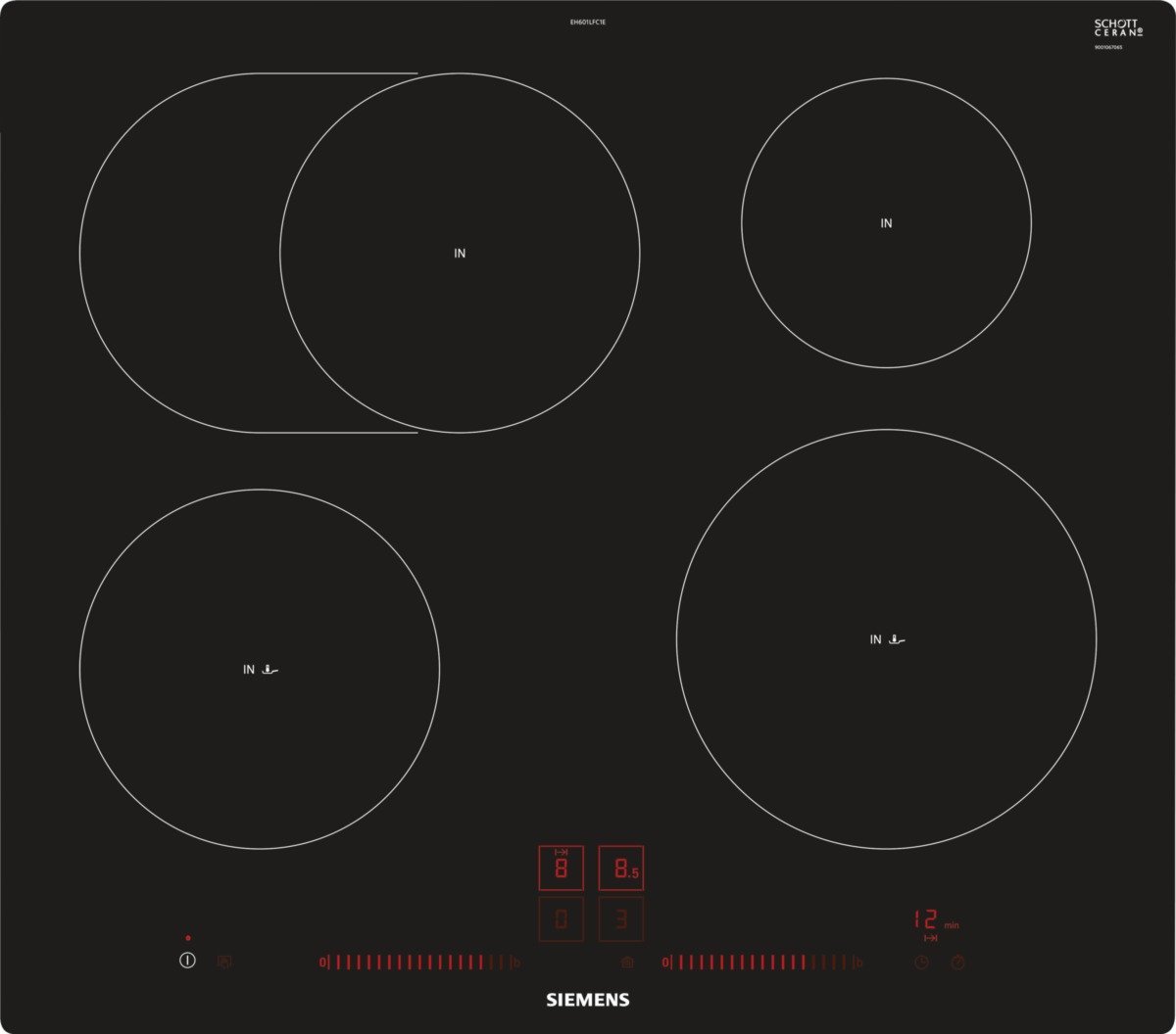 Siemens EH601LFC1E black Plīts