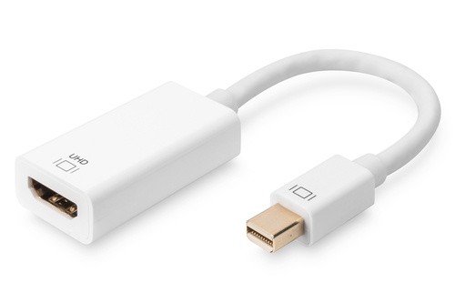 DIGITUS Aktiver Mini DisplayPort Adapter/Konverter,DP-HMDI adapteris