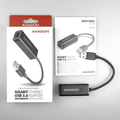 AXAGON ADE-SR Type-A USB3.0 - Gigabit Ethernet 10/100/1000 Adapter