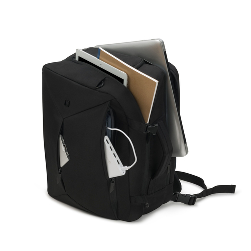 Dicota Backpack Plus Edge 13-15.6" black portatīvo datoru soma, apvalks