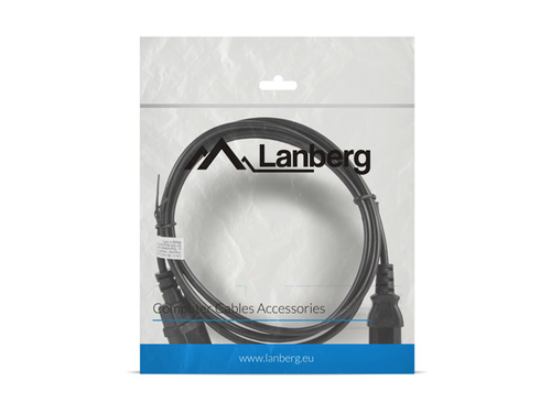 Lanberg extension power cable C13-> C14 1.8m Barošanas kabelis