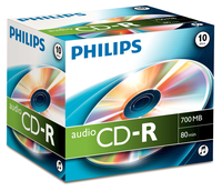 1x10 Philips CD-R 80Min Audio JC matricas
