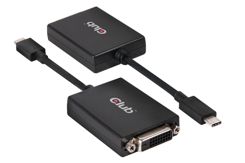 CLUB3D USB 3.1 Type C to DVI-D Active Ad
