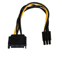 Akyga Adapter SATA / PCI-Express 6-pin 15 cm AK-CA-30 karte