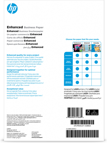 HP Professional Glossy Laser Paper 150 gsm-150 sht/A4/210 x 297 mm biroja tehnikas aksesuāri