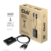 Club3D Adapter DisplayPort > DVI-D HDCP OFF aktiv St/Bu retail adapteris