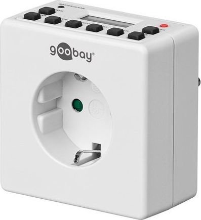 Goobay Digital timer  93256 White adapteris