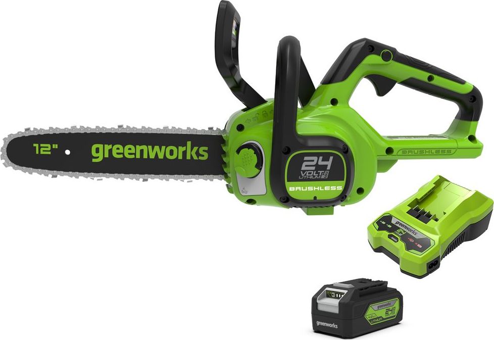 Greenworks GD24CS30K4 chainsaw 24 V 30 cm 1x4Ah