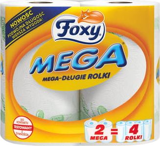 Foxy Foxy Recznik Mega Dlugie Rolki 2 rolki 002061 (5900935002061)