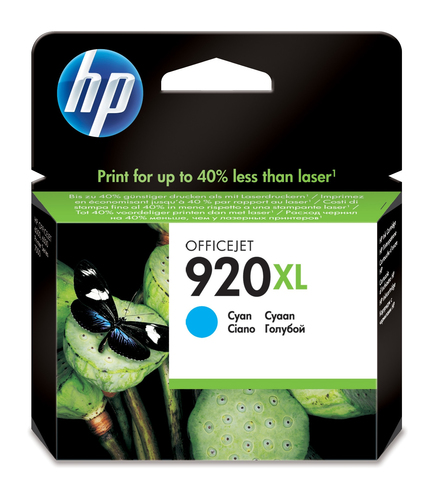 Ink HP 920XL cyan | 700pgs | OfficeJet 6000/6500 kārtridžs