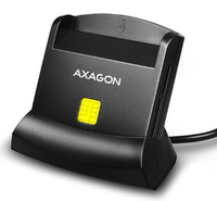 AXAGON CRE-SM2 USB Smart Card und SD/microSD/SIM Card Reader - USB 2.0 karšu lasītājs