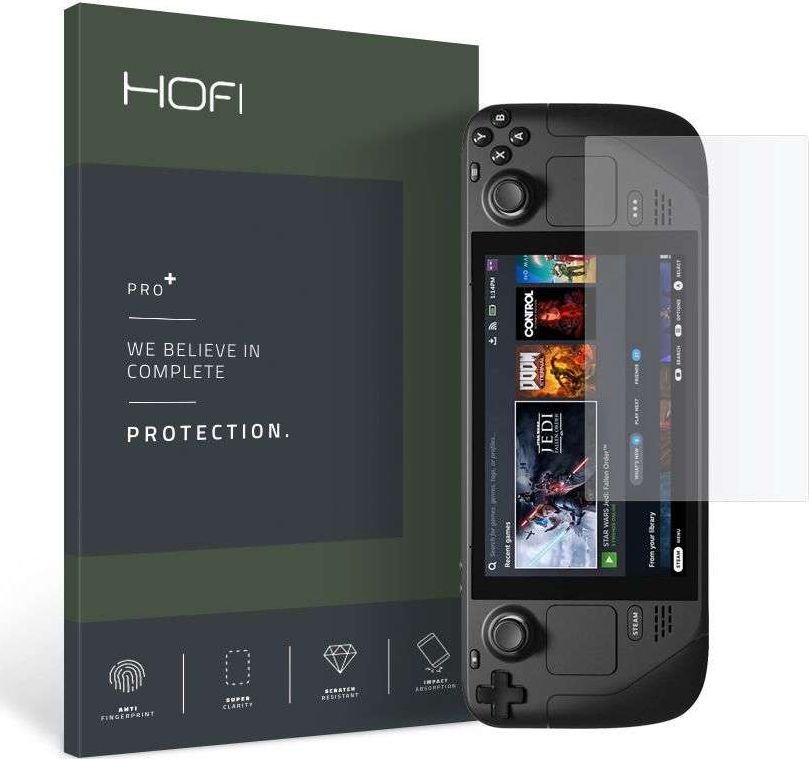 Hofi Glass Tempered glass Pro + for Steam Deck spēļu aksesuārs