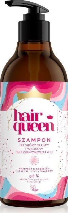 Hair Queen Szampon do skory glowy i wlosow srednioporowatych 400ml 5904569230043 (5904569230043) Matu šampūns