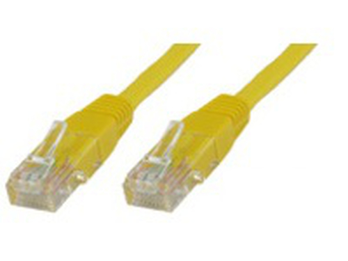 MicroConnect  U/UTP CAT6 0.5M Yellow PVC Unshielded Network Cable, tīkla kabelis