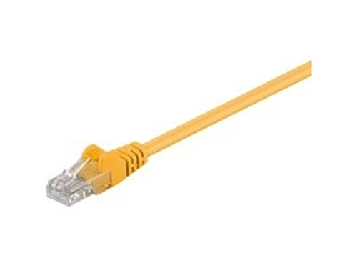 MicroConnect U/UTP CAT5e 0.25M Yellow PVC Unshielded Network Cable, tīkla kabelis