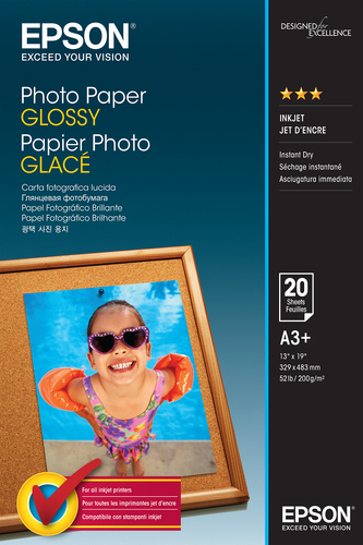 Papier Epson Photo Paper A3+/200g/20 Arkuszy (C13S042535) papīrs