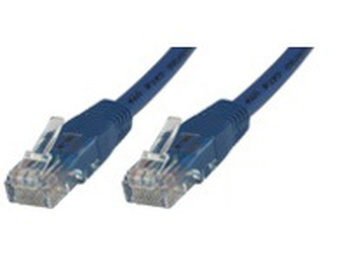 MicroConnect  U/UTP CAT5e 1M Blue PVC Unshielded Network Cable, tīkla kabelis