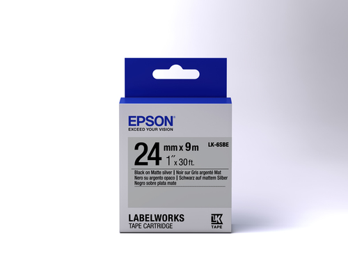 Epson LK-6SBE Etiketten erstellendes Band (C53S656009) papīrs