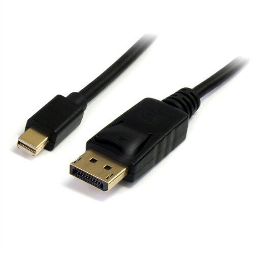 InLine Mini DisplayPort zu DisplayPort Kabel 2m, vergoldeteKontakte, schwarz monitors