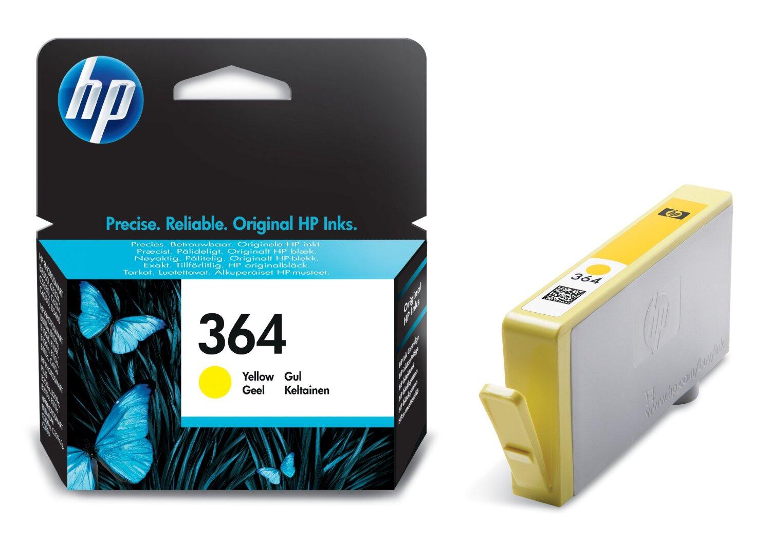 HP Original 364 cartridge yellow 300 pages 3,5ml (CB320EE) kārtridžs