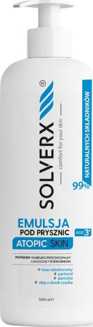 Solverx Emulsja pod prysznic Atopic Skin 500ml 1070358 (5907479380105)