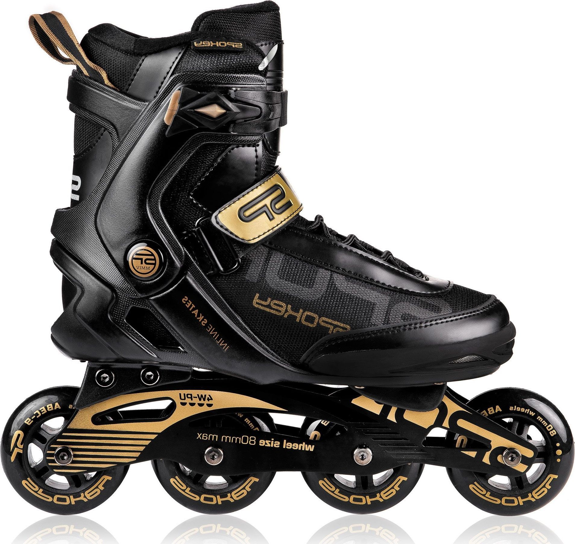 Spokey Prime Pro recreational skates, black, size 41