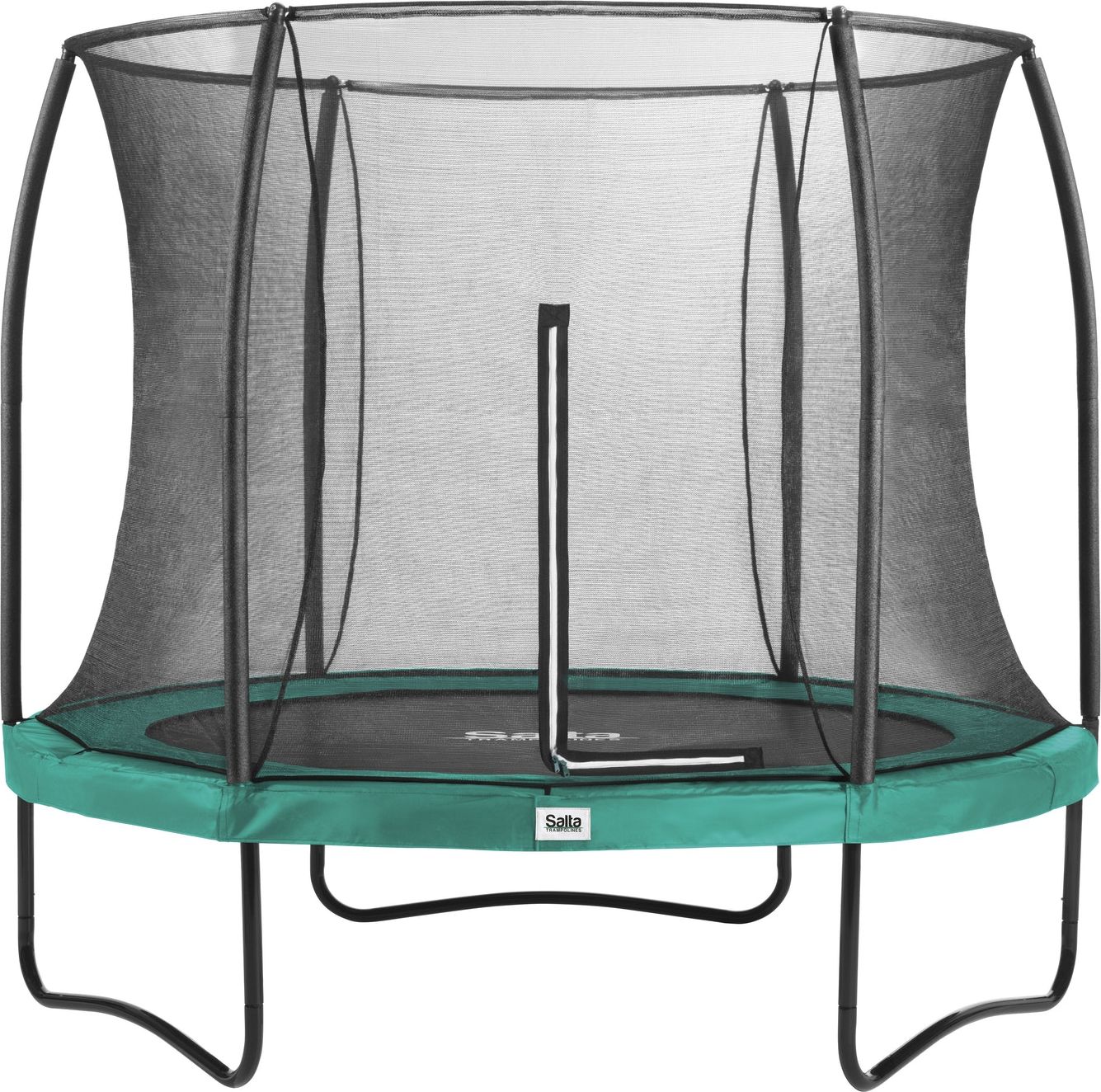 Trampolina ogrodowa Salta ogrodowa Comfort Edition z siatka wewnetrzna 8 FT 251 cm zielona 8165771 (8719425453446) Batuts