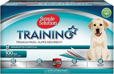 Simple Solution SIMPLE PUPPY TRAINING PADS - 100 pcs. 55x56cm aksesuārs suņiem