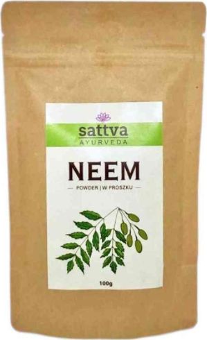 Sattva Neem ziolowa maseczka do wlosow i twarzy 100g 5903794180734 (5903794180734)