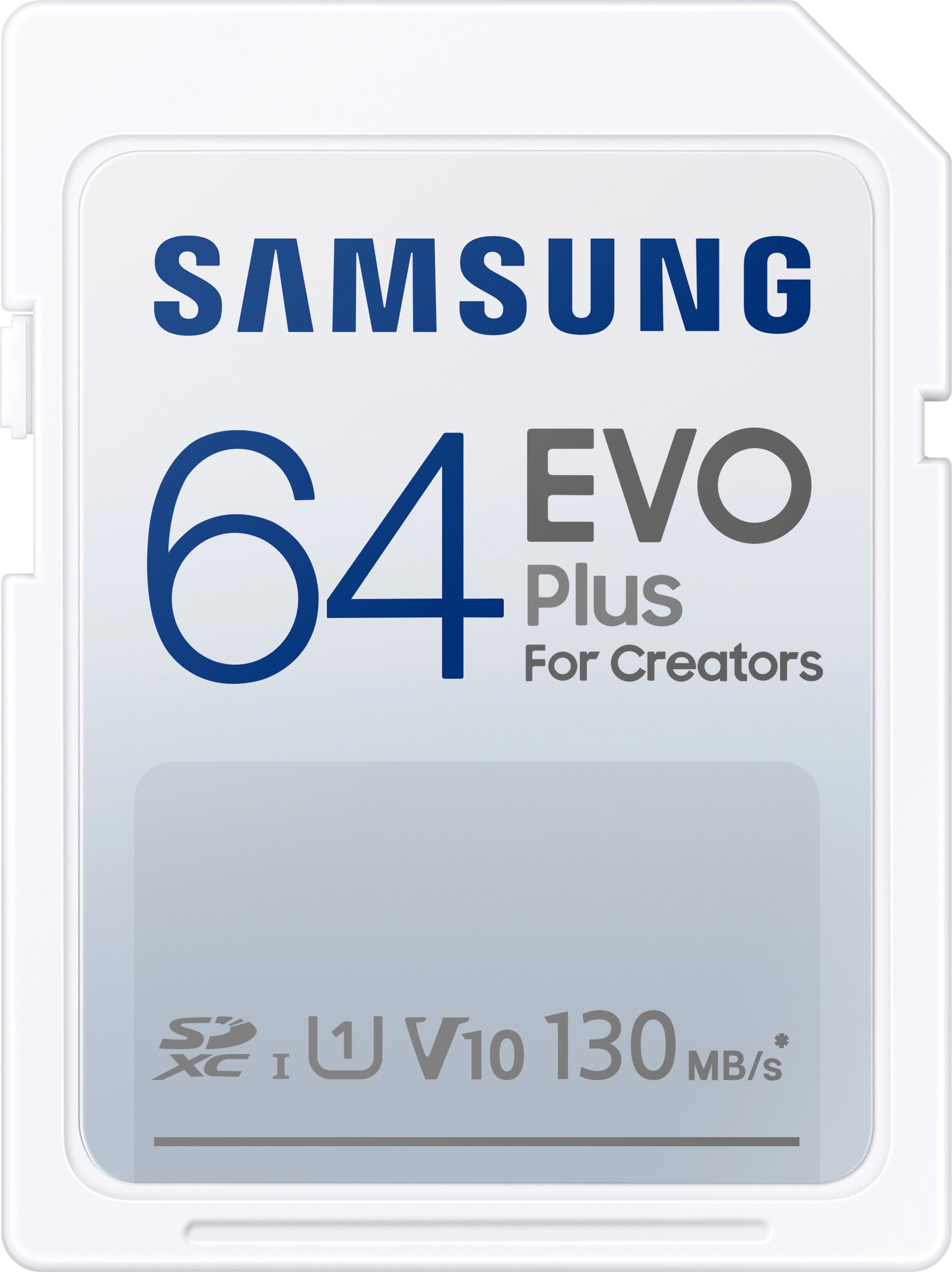 Samsung EVO Plus 2021 SDXC 64 GB Class 10 UHS-I/U1 V10 (MB-SC64K/EU) atmiņas karte