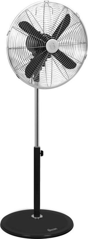 Fan standing Swan RETRO SFA12610BN (black color) Klimata iekārta