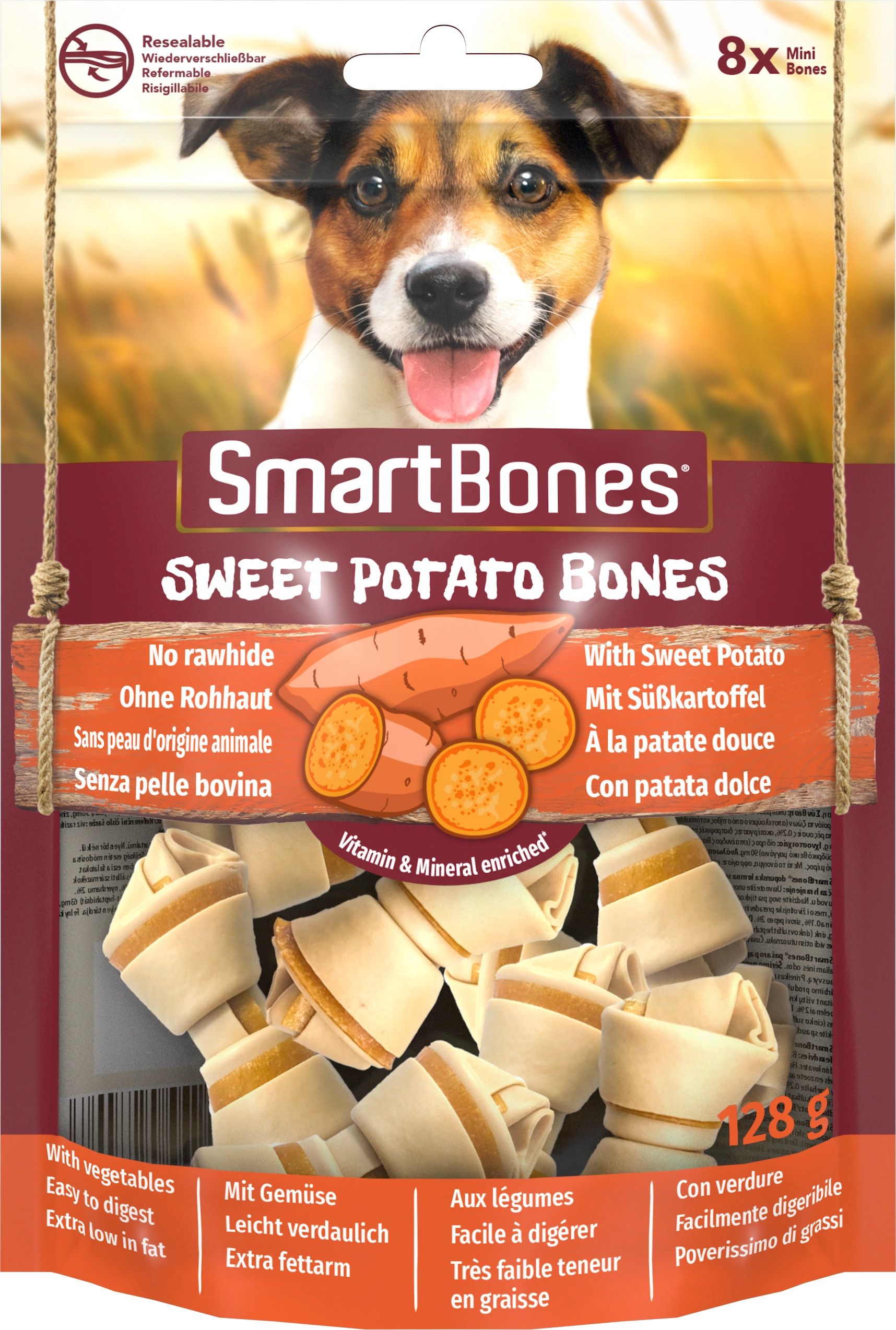Smart Bones Smart Bones Sweet Potato mini 8 szt. 027408 (0810833027408)