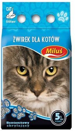 Zwirek dla kota Super Benek Milus Standard Naturalny 5 l 006841 (5905397013259) piederumi kaķiem