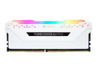 Corsair Vengeance RGB 32GB DDR4 Kit 3200, CL16, (2x16GB), CMW32GX4M2E3200C16W operatīvā atmiņa