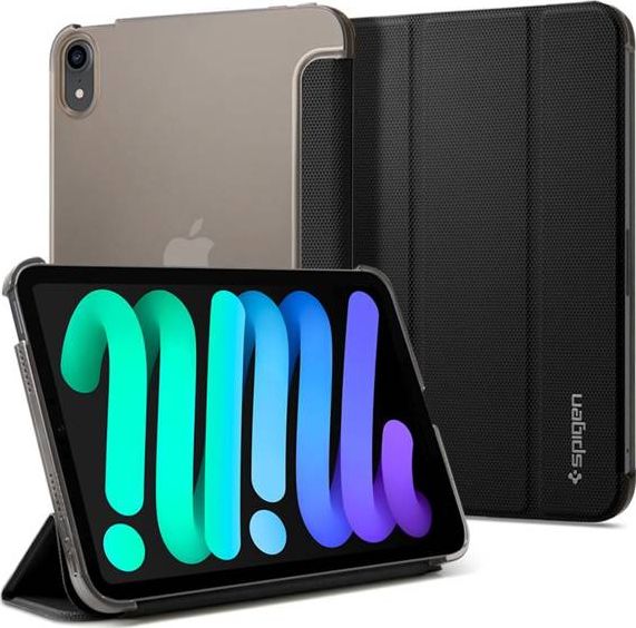 Etui na tablet Spigen Spigen Etui na tablet obudowa Liquid Air Folio do Apple iPad Air 4 2020 Black uniwersalny SPN1927BLK (8809811854107) planšetdatora soma