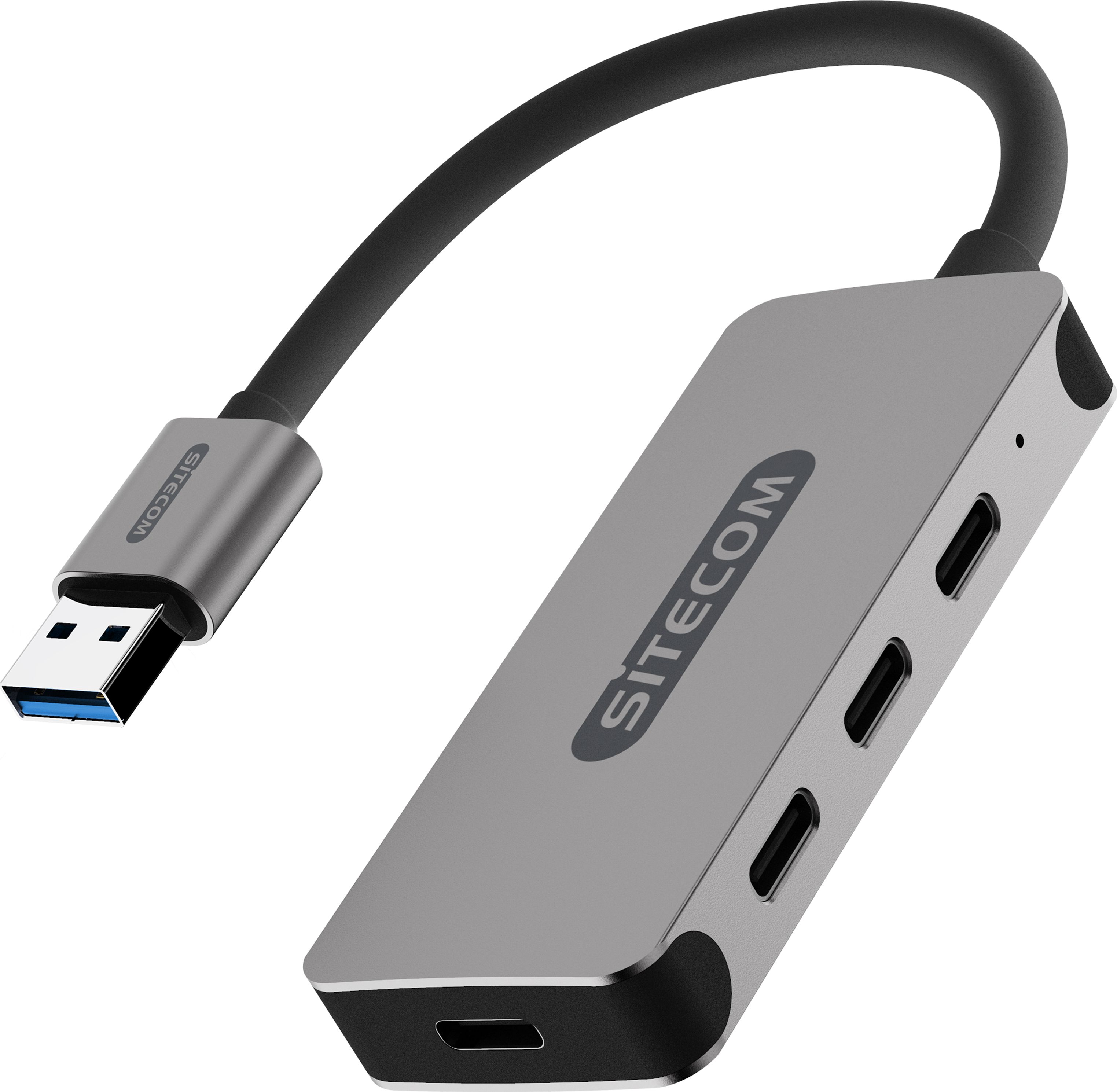 HUB USB Sitecom CN-388 4x USB-C  + 3.1 Gen1 (001909820000) 001909820000 (8716502030835) USB centrmezgli