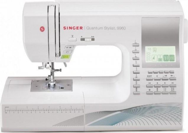 Singer Sewing Machine Quantum Stylist Trademark  9960  Number of stitches 600, Number of buttonholes 13, White Šujmašīnas
