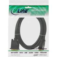 InLine DVI-D Anschlusskabel Premium Dual Link - 3m kabelis video, audio