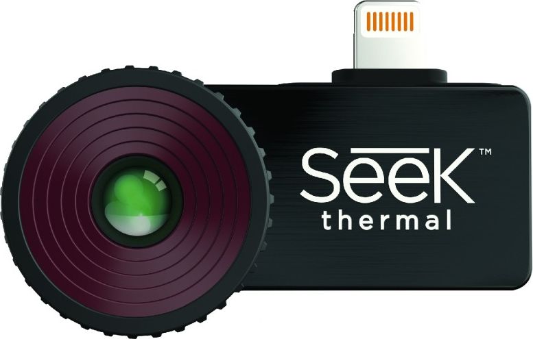 Seek Thermal LQ-AAA thermal imaging camera Black 320 x 240 pixels Built-in display aksesuārs mobilajiem telefoniem
