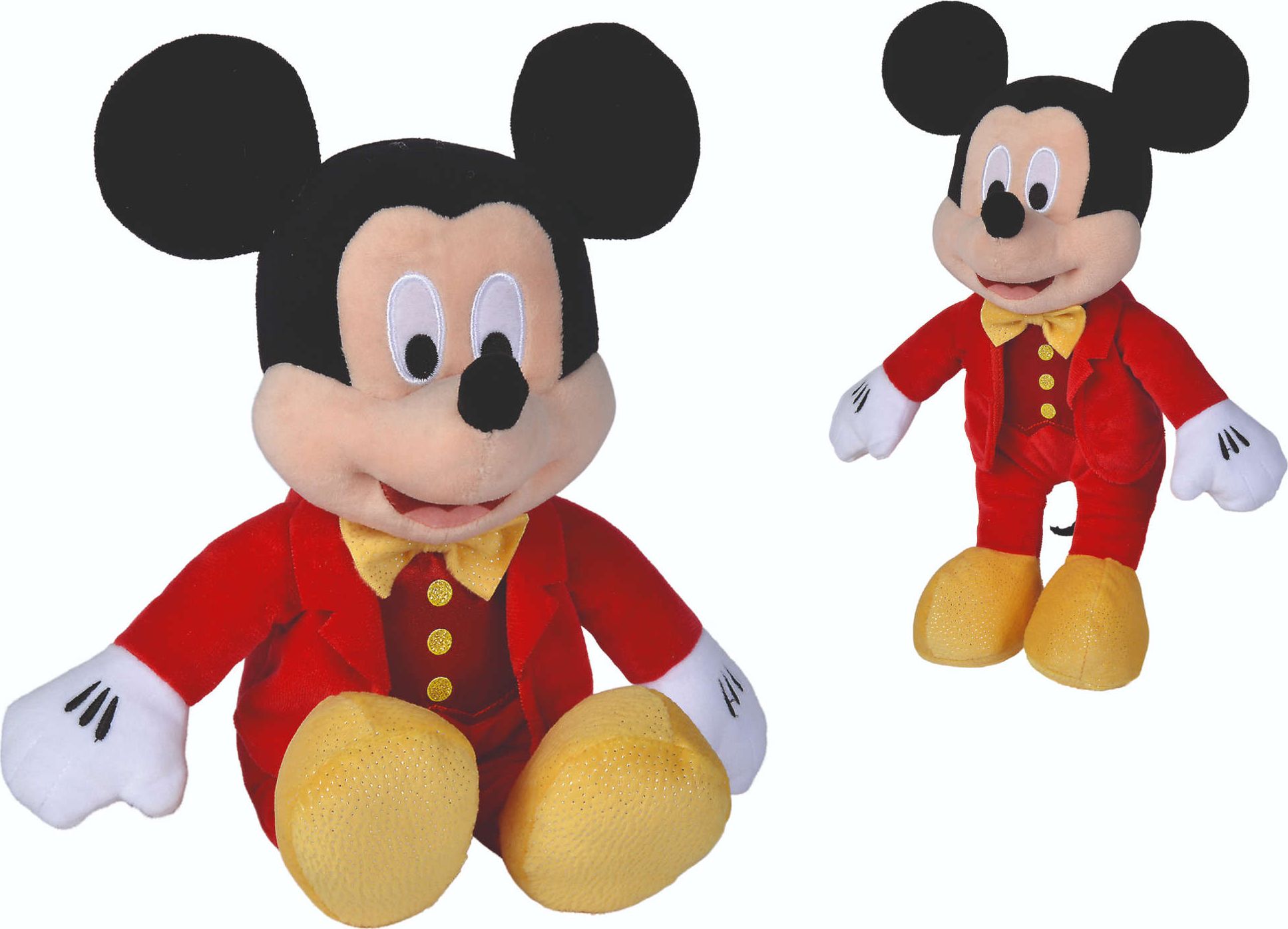 Simba Maskotka pluszowa Mickey Mouse w polyskujacym smokingu 25cm 6315870234 (5400868011616)