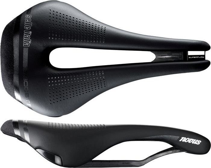 Selle Italia Siodlo SELLE ITALIA NOVUS BOOST KIT CARBONIO SUPERFLOW S (id match - S3) carbon/keramic 7x9, fibra-tek, czarne (NEW) 305228-uni