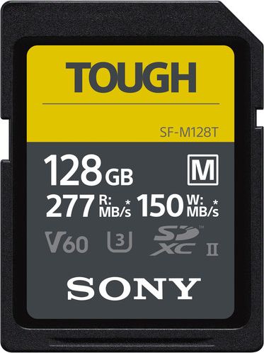 Karta Sony SF-M Tough SDXC 128 GB Class 10 UHS-II U3 V60 (SFM128T/T1) atmiņas karte