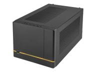 Silverstone SST-SG14B Sugo Mini-ITX Gehause - schwarz Datora korpuss