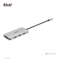 CLUB3D USB Gen2 Type-C to 10Gbps 4x USB Type-A Hub USB centrmezgli