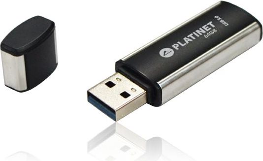 Platinet X-DEPO PMFU364 64GB USB 3.0 Zibatmiņa Melna USB Flash atmiņa