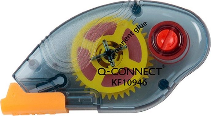 Q-Connect Klej w tasmie Q-CONNECT, permanentny, 6,5mmx8,5m, blister KF10946 (5705831109469) biroja tehnikas aksesuāri
