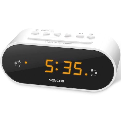 Radio Alarm Clock SENCOR SRC 1100 W radio, radiopulksteņi