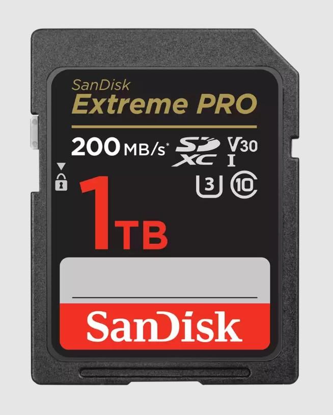 SanDisk Extreme PRO 1TB SDXC Memory Card atmiņas karte